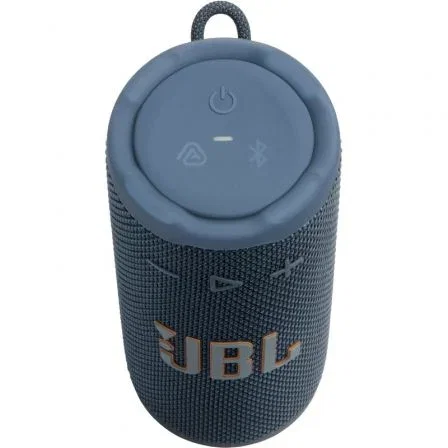 JBL Grip Altavoz Bluetooth Portátil 16W, 14h Autonomía, IP68 Resistente Agua/Polvo, Luz Ambiental, Color Azul